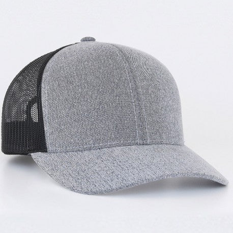 Pacific Headwear 110C Heather Trucker Snapback