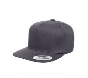 Y6007 Adult 5-Panel Cotton Twill Snapback Cap - Yupoong Caps