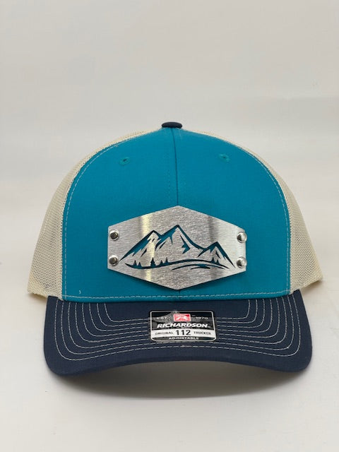 mountain badge, Richardson 112 multi color.