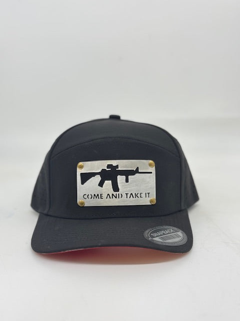 COME AND TAKE IT, 7 panel flat black curve.