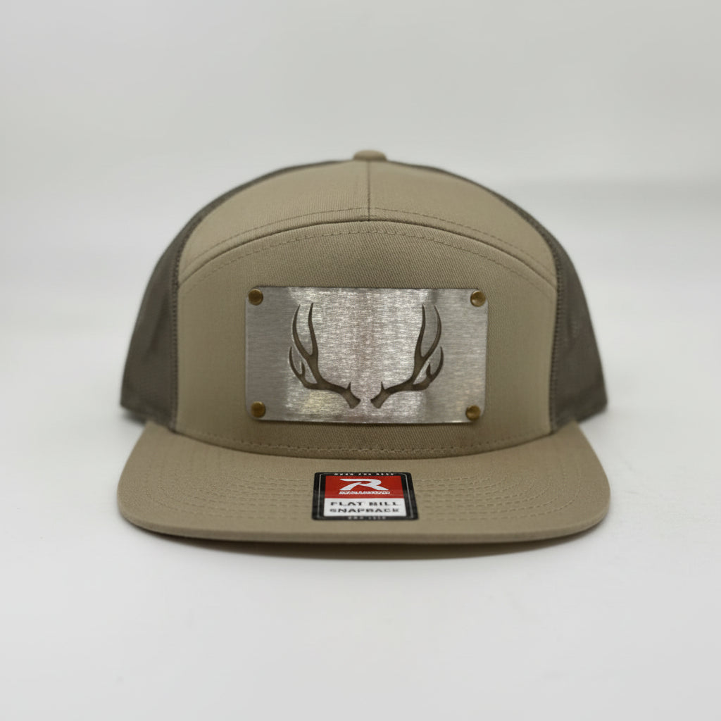 Mule deer antlers, Tan RICHARDSON 7 panel.