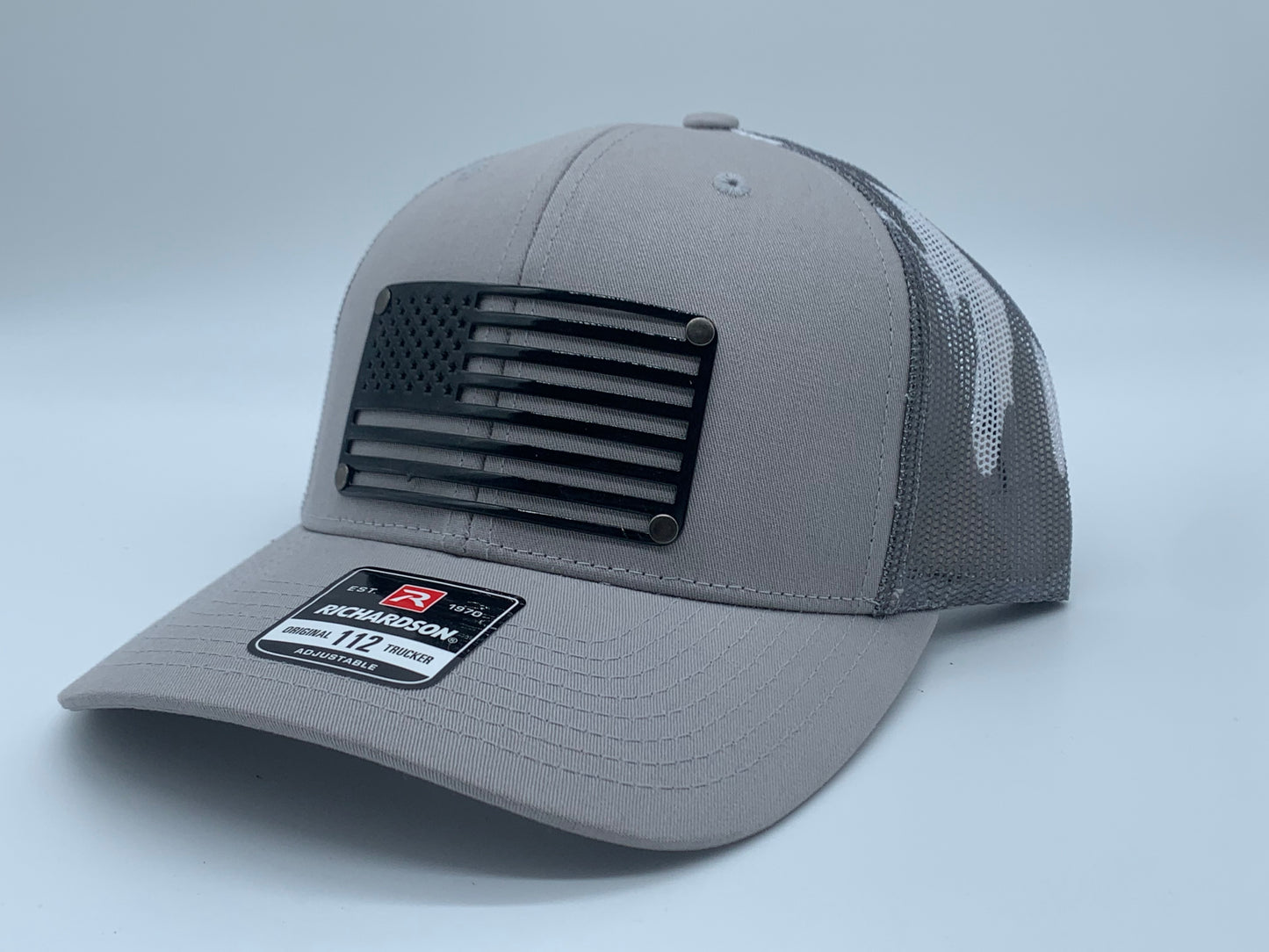 American Flag Logo - Black