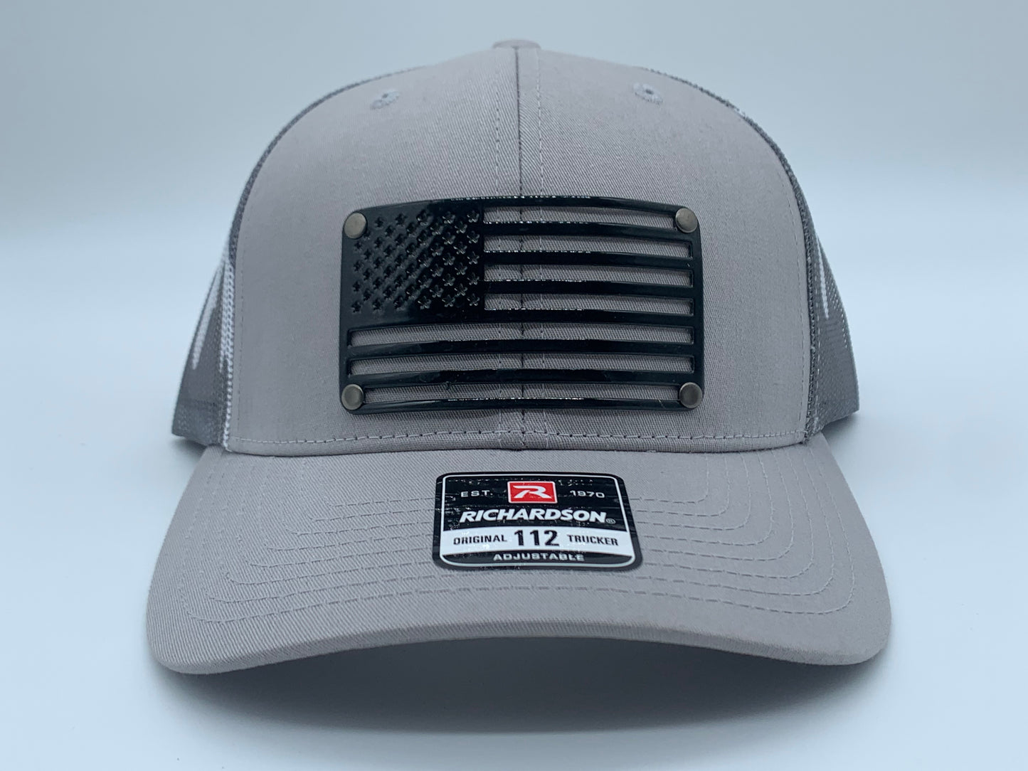 American Flag Logo - Black