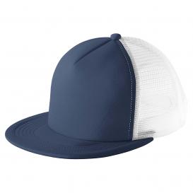 District DT624 Flat Bill Snapback Trucker Cap - Color Options
